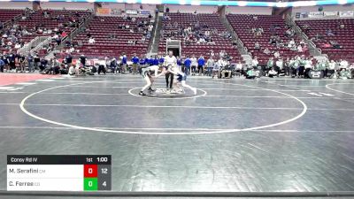 133 lbs Consy Rd Iv - Mario Serafini, Central Mountain vs Clayton Ferree, Central Dauphin