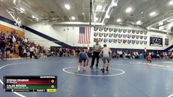 106 lbs Quarterfinal - Caleb Berger, Medina Highland (A), OH vs Stefan Drabiak, St. Ignatius