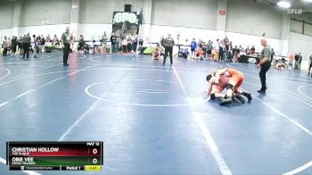 125 lbs Champ. Round 2 - Christian Hollow, The Clique vs Obie Vee, Crass Trained