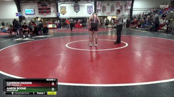 132 lbs Round 2 - Aaron Boone, Washington vs Cameron Maxson, Fort Madison JV