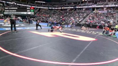 157-4A 5th Place Match - Gabe Galindo, Greeley Central vs Trey Clarkson, Montrose
