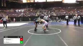 152 lbs Consi Of 32 #1 - Kyler Apodaca, Columbia vs Marcus Parra, Auburn Area WC