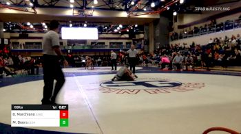 138 lbs Consi Of 8 #2 - Brett Marchiano, Daniel Boone vs Mike Beers, Central Dauphin