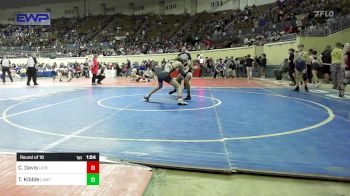 130 lbs Round Of 16 - Corbin Davis, Lions Wrestling Academy vs Trystin Kibble, Lawton, MacArthur Ok