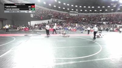 84 lbs Cons. Round 3 - Lucas Johnson, Freedom vs Beau Gamez, Arcadia Wrestling Club
