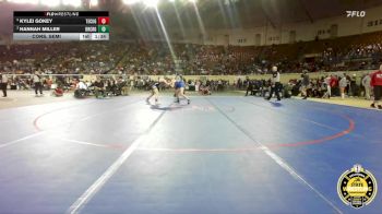 G5A-135 lbs Cons. Semi - Kylei Gokey, Tecumseh-Girls vs Hannah Miller, Bridge Creek-Girls