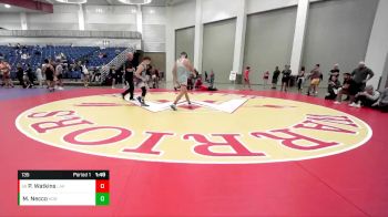 135 lbs Cons. Round 3 - Patrick Watkins, Lakeland vs Myles Necco, Hobart