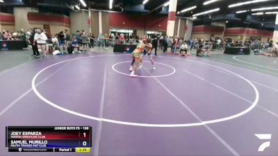 138 lbs Cons. Round 3 - Joey Esparza, Mission Wrestling Club vs Samuel Murillo, Militia Trained Mat Club