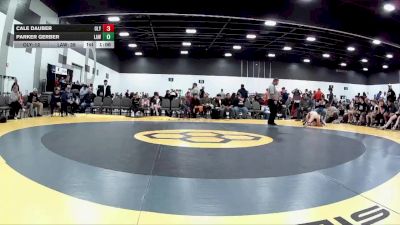 95 lbs Quarterfinals (8 Team) - Cale Dauber, Olympia vs Parker Gerber, LAW/Crass