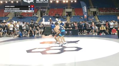 113 lbs Champ. Rd Of 64 - Aiden Linko, West Virginia vs Braylen Johnson, Alabama