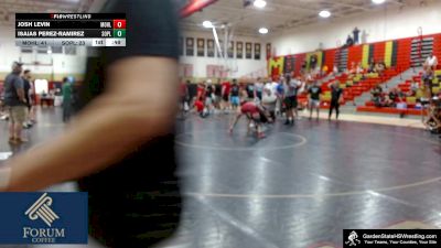 High School - 132 lbs 7th Place - Josh Levin, Morris Hills vs Isaias Perez-Ramirez, South Plainfield