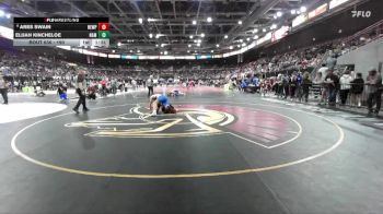 190 lbs Champ. Round 2 - Elijah Kincheloe, Nampa vs Ares Swain, Newport
