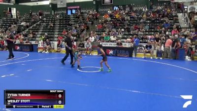 49 lbs Quarterfinal - Tytan Turner, UT vs Wesley Stott, GA