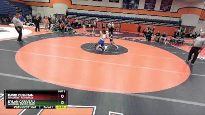 157 lbs Cons. Round 2 - Dylan Cariveau, Wisconsin-Stevens Point vs David Cushman, Wisconsin - Platteville