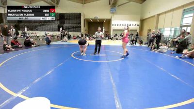 160 lbs Rr Rnd 5 - Jillian Patneaude, CT Whale Orca vs Mikayla Du Plessis, Grit Mat Club Girls