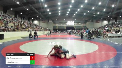 85 lbs Quarterfinal - Walker Compton, Roundtree Wrestling Academy vs Ian Walker, Guerrilla Wrestling Academy