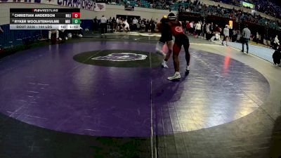144 lbs Semifinal - Christian Anderson, Military Magnet vs Ryker Woolstenhulme, Mid Carolina