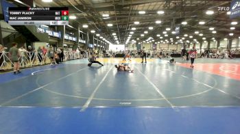 80 lbs Rr Rnd 1 - Tommy Placky, Mat Warriors PWC MS vs Mac Jamison, Micky's Maniacs Blue