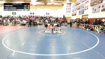 215 lbs Consi Of 8 #2 - Peter Gill, Jonathan Law vs Matt D'Albero, Notre Dame-West Haven