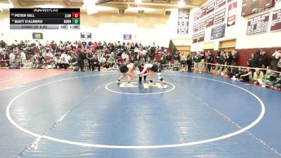 215 lbs Consi Of 8 #2 - Peter Gill, Jonathan Law vs Matt D'Albero, Notre Dame-West Haven