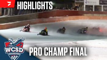 Highlights | 2024 World Championship Snowmobile Derby Pro Champ Final