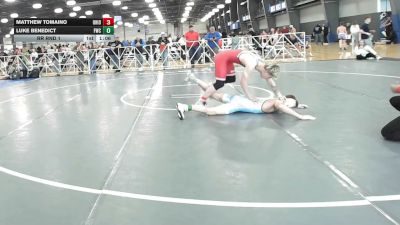 145 lbs Rr Rnd 1 - Matthew Tomaino, Ohio Valley Elite - HSB vs Luke Benedict, Freakztyle Teal - HSB