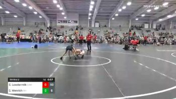 90 lbs Prelims - Cael Lowdermilk, Ohio Rampage vs Cooper Wenrich, Grit Mat Club Elem