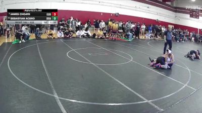 132 lbs Champ. Round 2 - Sebastian Acero, Desert Oasis vs James Choate, Eldorado