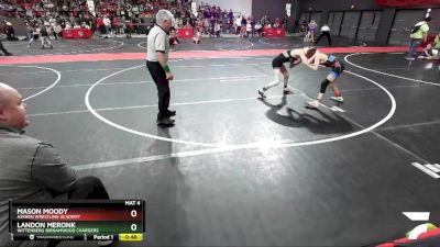 82 lbs Quarterfinal - Landon Meronk, Wittenberg Birnamwood Chargers vs Mason Moody, Askren Wrestling Academy