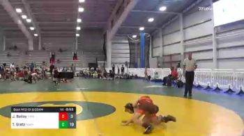 75 lbs Prelims - Jeremiah Bailey, Team Nauman Black vs Tommy Gretz, Warhawks Wrestling Inc.