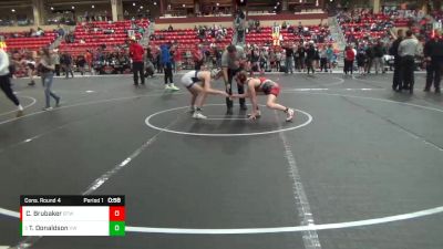 110 lbs Cons. Round 4 - Trey Donaldson, Victory Wrestling vs Cael Brubaker, Best Trained Wrestling
