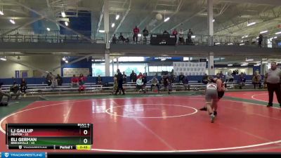 100 lbs Round 2 (8 Team) - Eli German, Brecksville vs LJ Gallup, Mentor