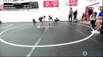 70 lbs Quarterfinal - Peter Burke, Choctaw Ironman vs Camp Goodman, Murray County Takedown Club