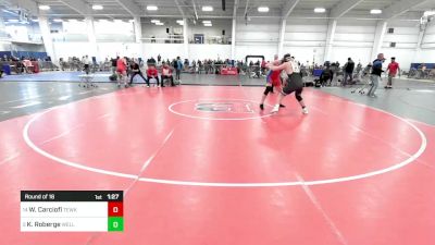 188 lbs Round Of 16 - William Carciofi, Tewksbury vs Keegan Roberge, Wells ME