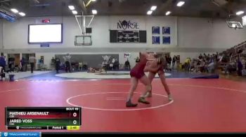 197 lbs 1st Place Match - Jared Voss, Coe vs Mathieu Arsenault, Coe