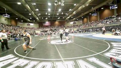 2A 215 lbs Cons. Round 1 - Killian Pollock, Utah Military Academy vs Nicolas Sanchez, Gunnison Valley