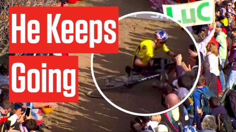 Wout Van Aert Conquers, Mathieu Van Der Poel Crashes In Benidorm World Cup