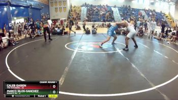 215 lbs Champ Round 1 (16 Team) - Caleb Gaskin, The Outsiders vs Marco Silos-Sanchez, Bandits WC