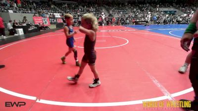 46 lbs Consi Of 16 #2 - Jaxton Woods, Team Porcelli vs Liam Walton, Blue Devil Wrestling
