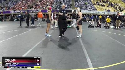 131 lbs 2nd Wrestleback (16 Team) - Chloe Lawler, Mount Olive vs Kylie Rule, Wartburg