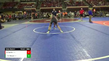 123 lbs Cons. Round 4 - Haven Meyer, Montana Disciples vs Neveah Spille, Conrad Wrestling Club