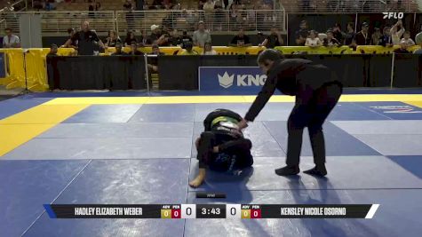 Kensley Nicole Osorno vs Hadley Elizabeth Weber 2025 Pan Kids Jiu-Jitsu IBJJF Championship