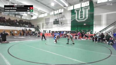 144 lbs 7th Place Match - Josiah De Alba, Bishop Amat vs Tyler Higashi, Schurr