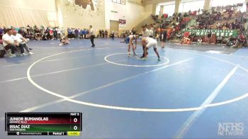 172 Boys Cons. Round 4 - Issac Diaz, San Pasqual vs Junior Bumanglag, Granite Hills