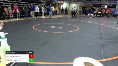 95 lbs Round Of 32 - Jackson Lamotta, Great Valley vs Waylynn Barrows, Montgomery