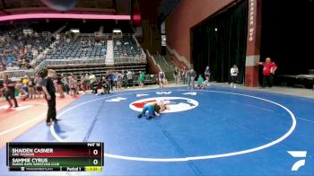 113 lbs Round 2 - Sammie Cyrus, Dubois Rams Wrestling Club vs Shaiden Casner, CWC Thunder