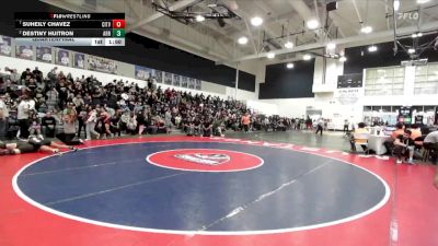 100 lbs Quarterfinal - Suheily Chavez, Citrus Valley vs Destiny Huitron, Arroyo