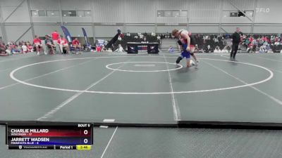 165 lbs Round 2 (8 Team) - Charlie Millard, Wisconsin vs Jarrett Wadsen, Minnesota Blue