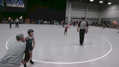45 lbs Quarters - Attikus Tucker, Ohio vs AJ McCloskey, Lebanon Tiger Wrestling Club