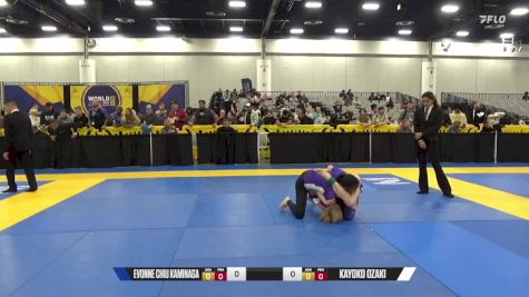 Kayoko Ozaki vs Evonne Chiu Kaminaga 2024 World IBJJF Jiu-Jitsu No-Gi Championship